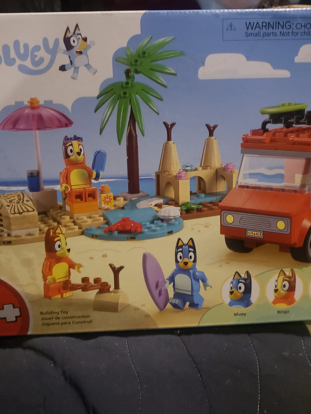 Bluey Beach & Family Car Trip Adventure Building Lego Set 11202 NIB